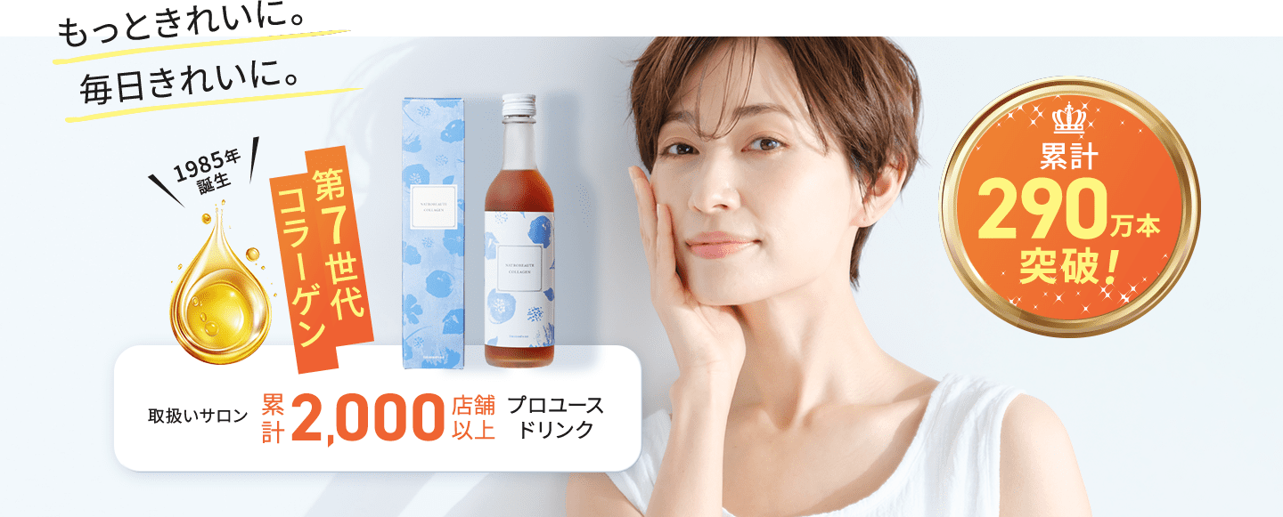 第4世代コラーゲン累計2000店舗以上プロユースドリンク